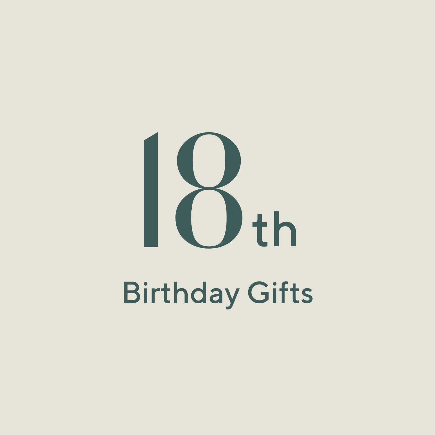 18th Birthday Gifts