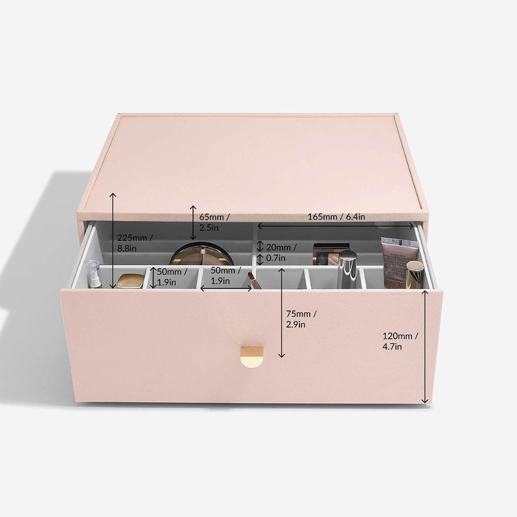 Blush Supersize Deep Makeup Drawer Stackers