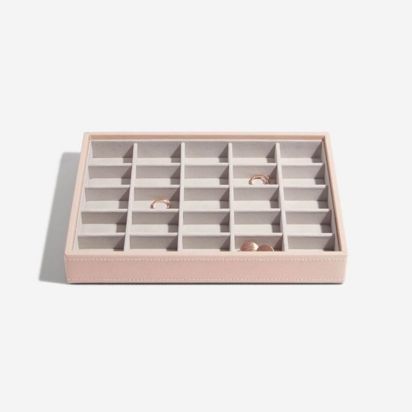 Blush Classic Jewellery Box Set of 4 Stackers