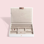 White & Rose Gold Classic Jewellery Box Stackers