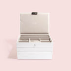 White Classic Jewellery Box Stackers