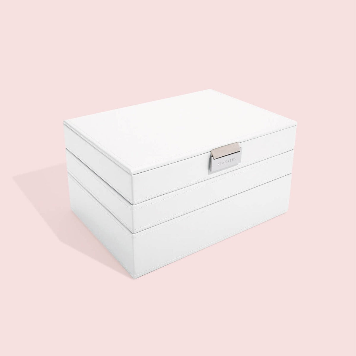 White Classic Jewellery Box Stackers