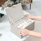 Taupe Classic Jewellery Box Stackers