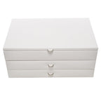 Large White Boutique Jewellery Box Stackers