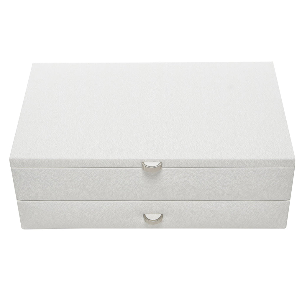 Medium White Boutique Jewellery Box Stackers