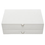 Medium White Boutique Jewellery Box Stackers