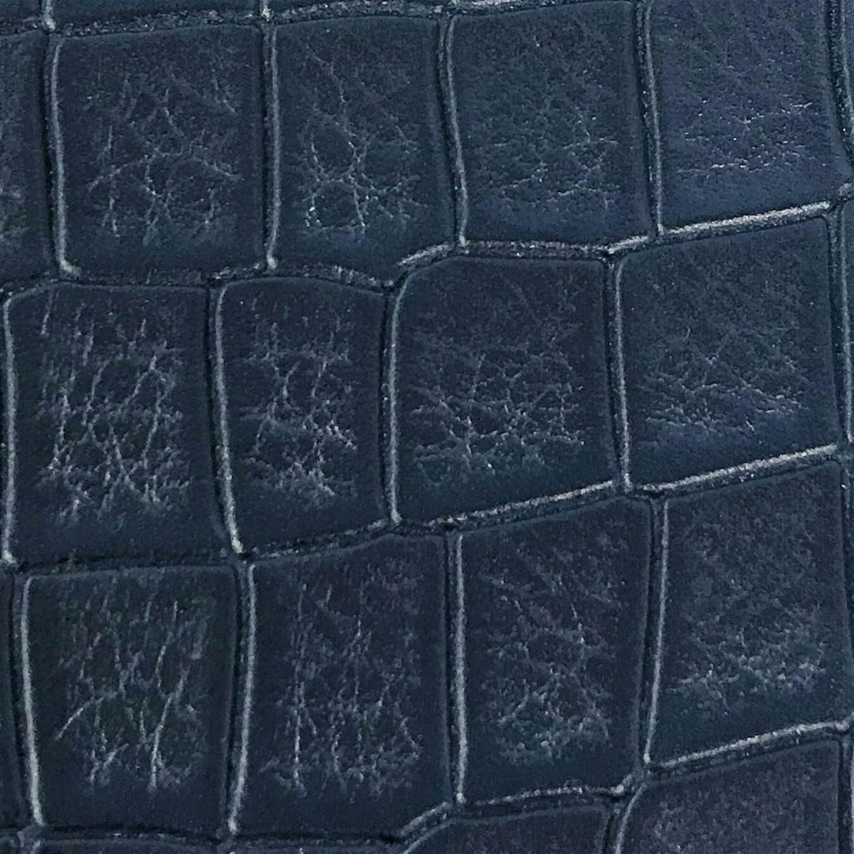 Navy Croc Mini Jewellery Box Stackers