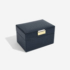 Navy Croc Mini Jewellery Box Stackers