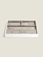 STACKERS WHITE CLASSIC 4 SECTION STACKER