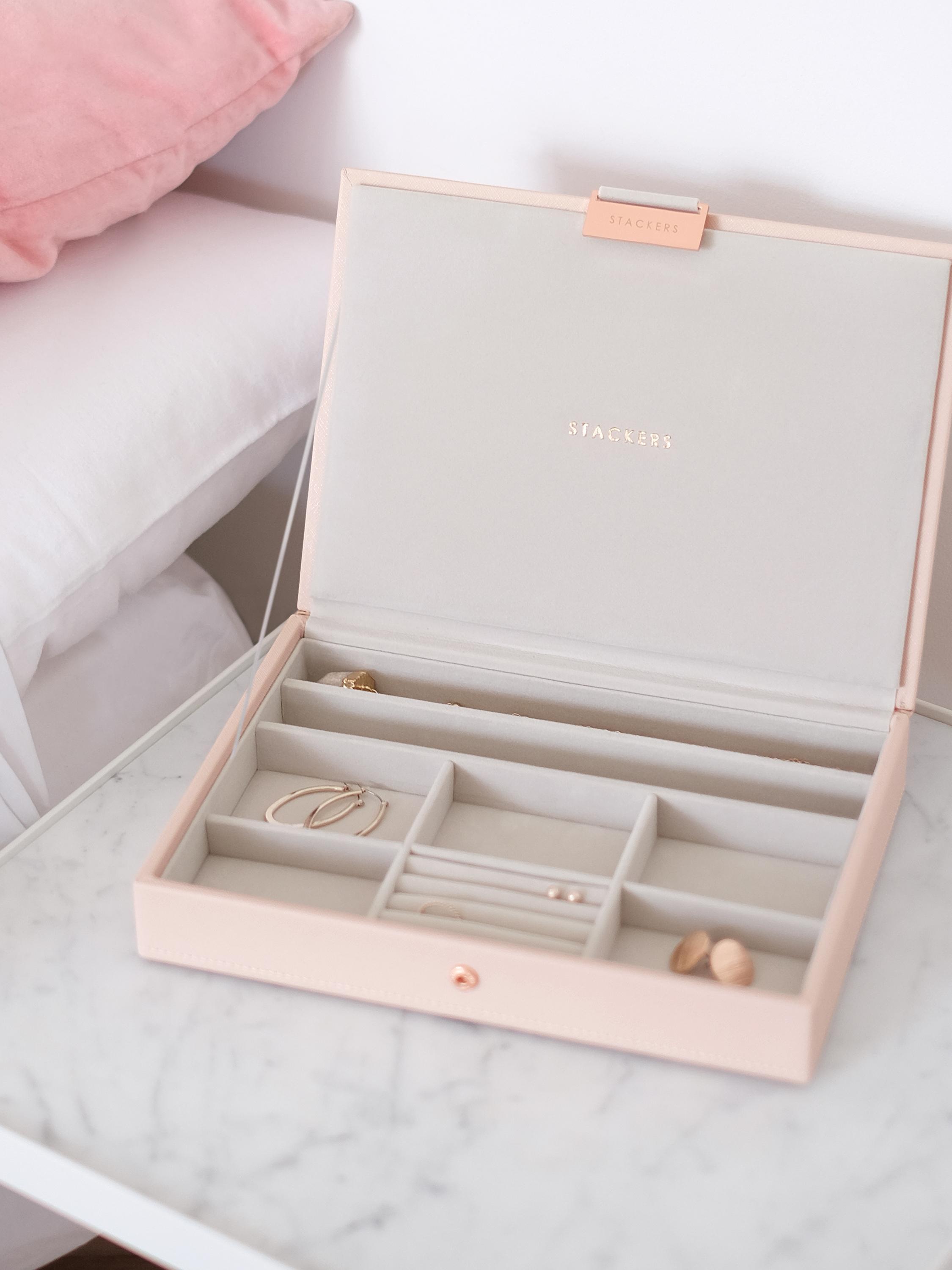 Blush Pink Classic Jewellery Box Lid