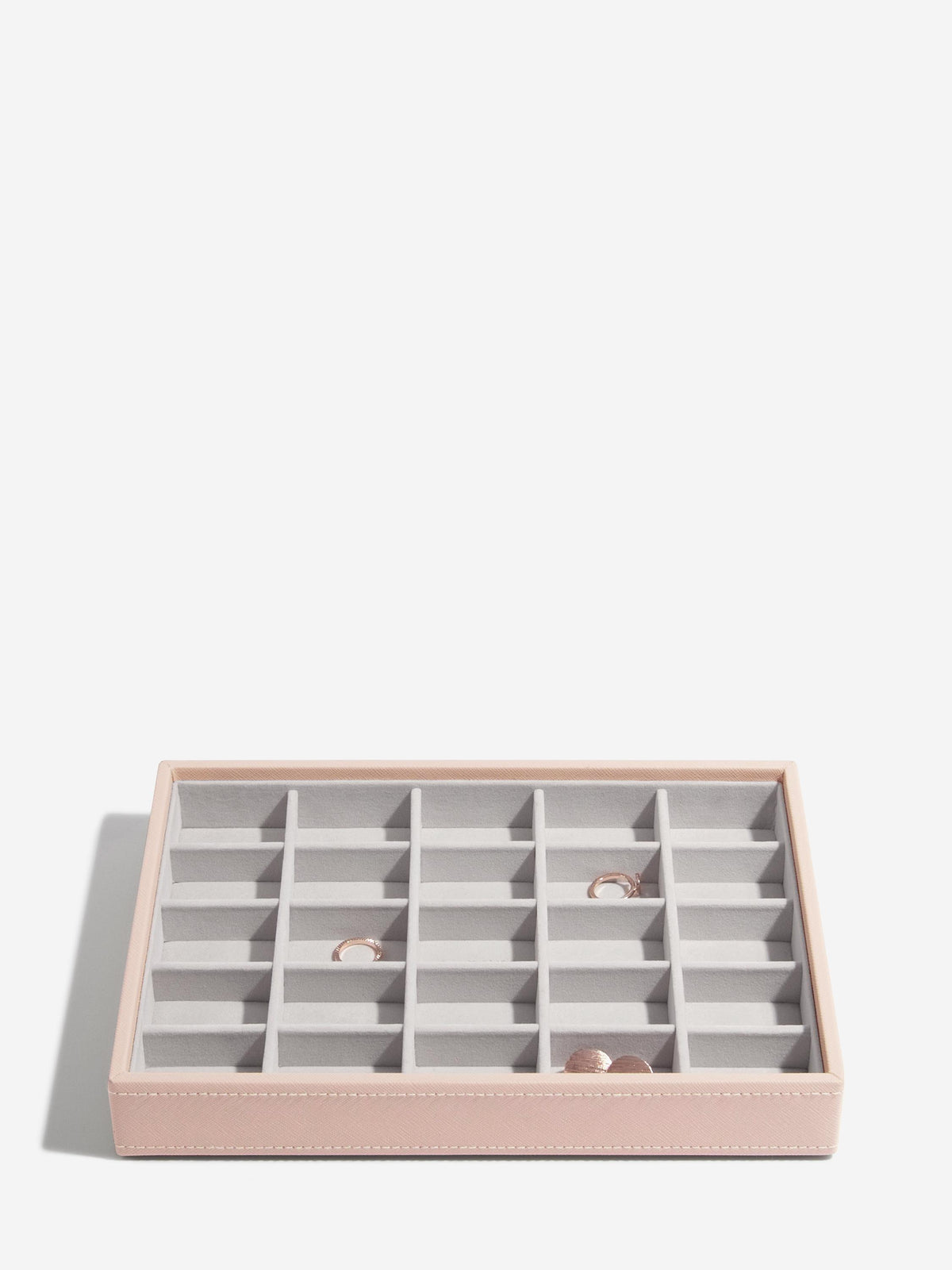 Stackers Blush Classic Jewellery Box | Modular Velvet-Lined Storage ...
