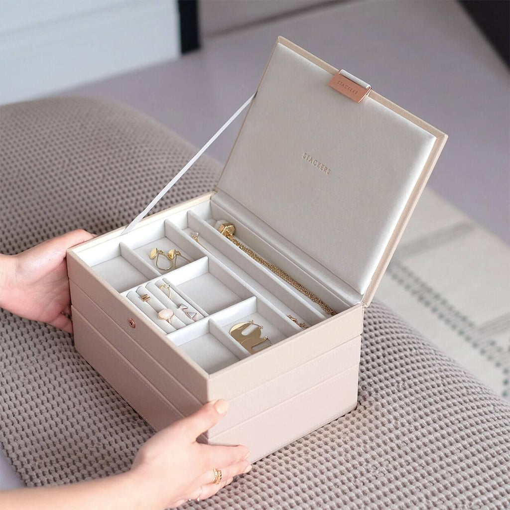 Blush Pink Classic Jewellery Box Lid