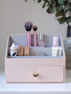 Blush Pink Classic Makeup Organiser