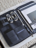 Navy Blue A4 Document Folder