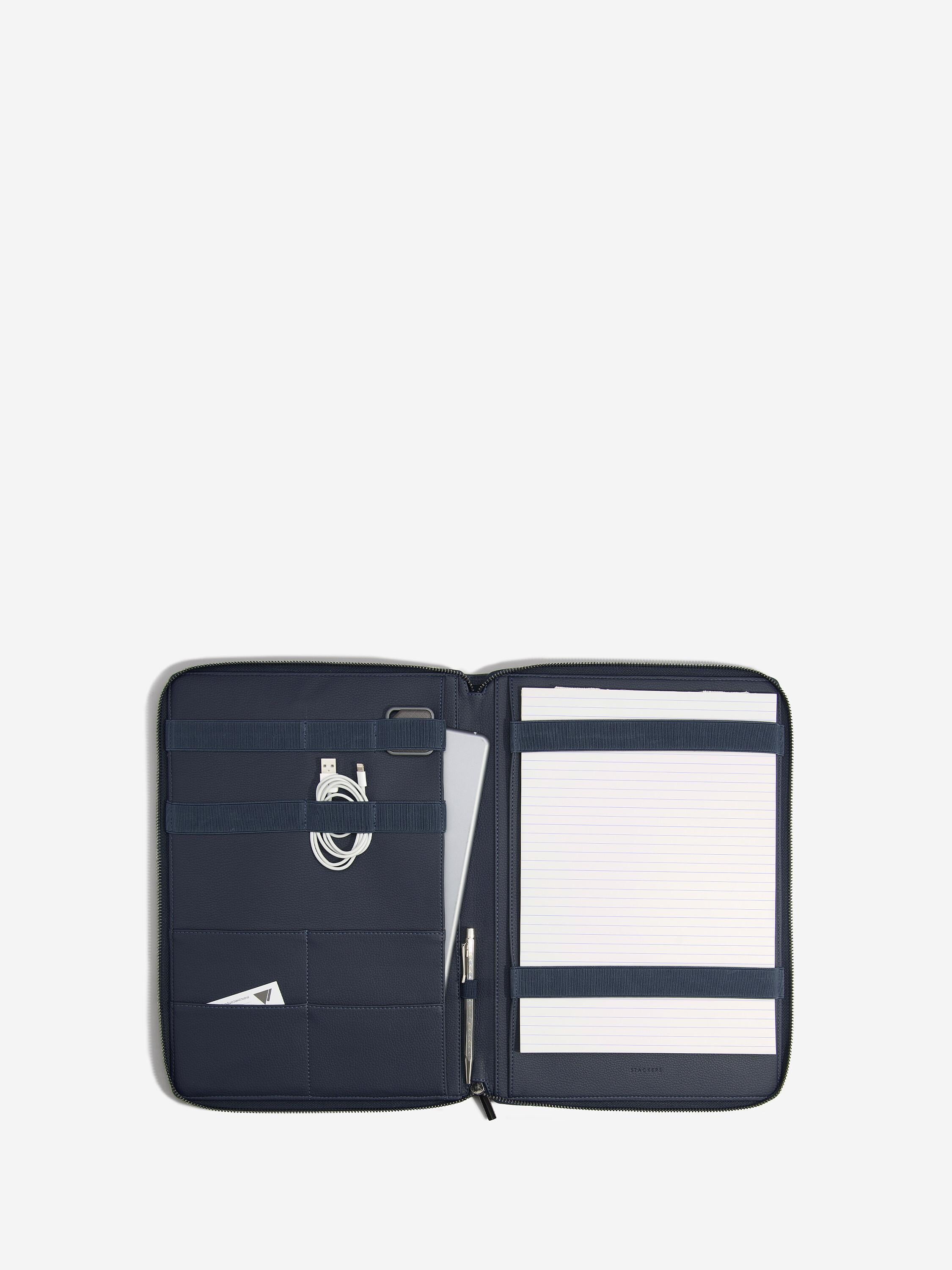 Navy Blue A4 Document Folder