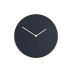 Navy Brushed Gold PU Wall Clock - Home - Stackers Australia