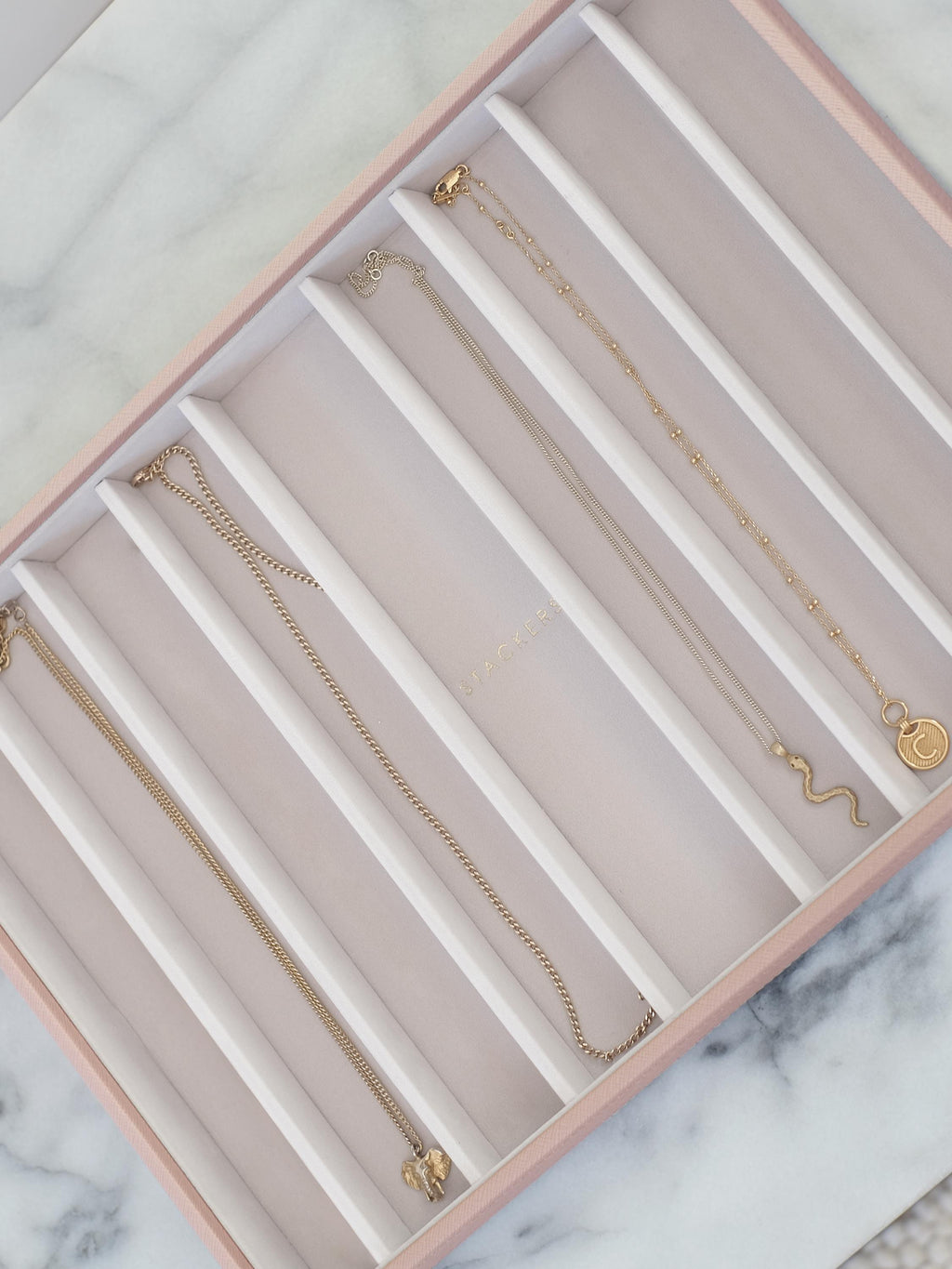 Blush Supersize Necklace Layer - Jewellery Box Layer - Stackers Australia