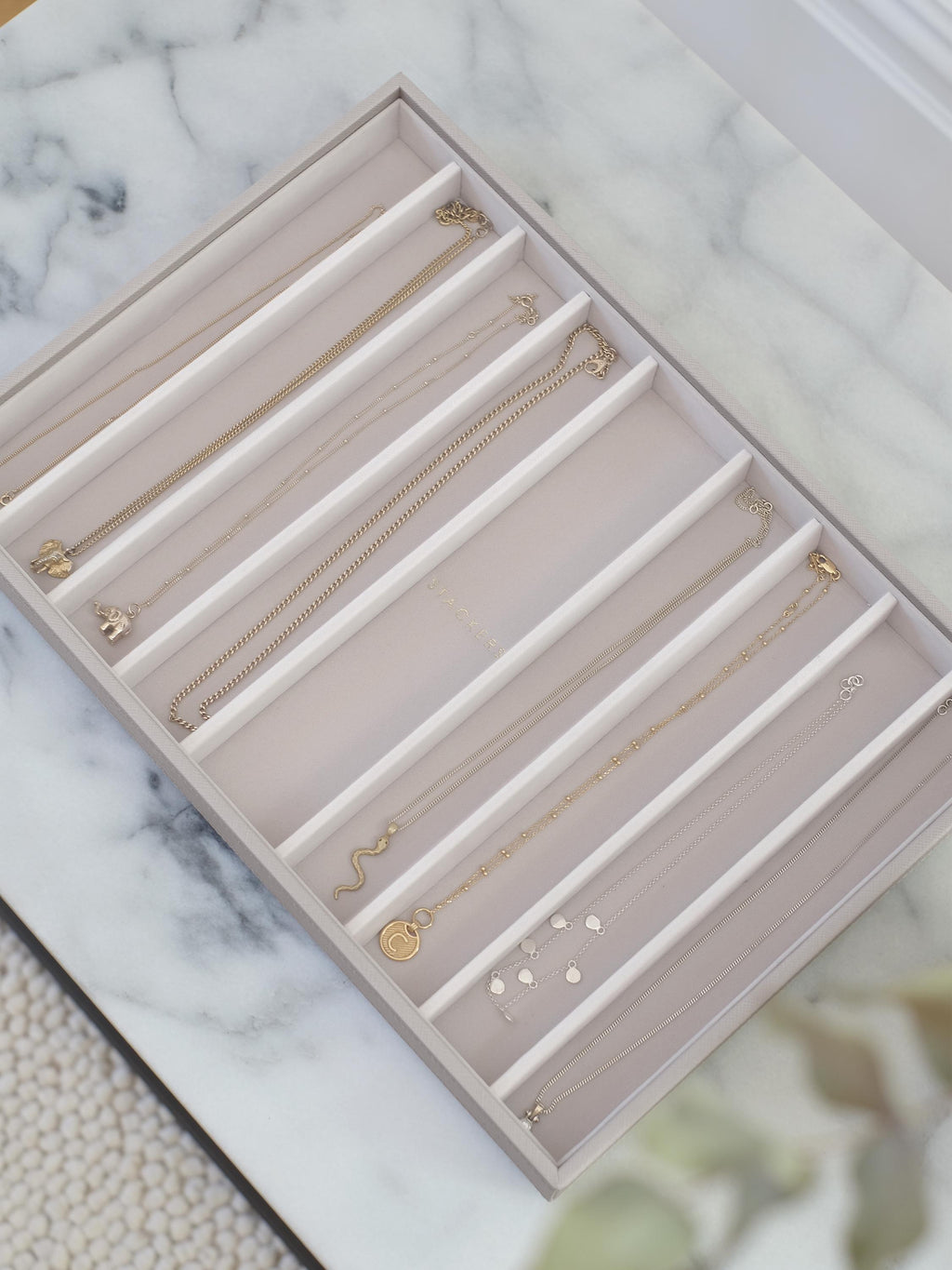 Taupe Supersize Necklace Layer