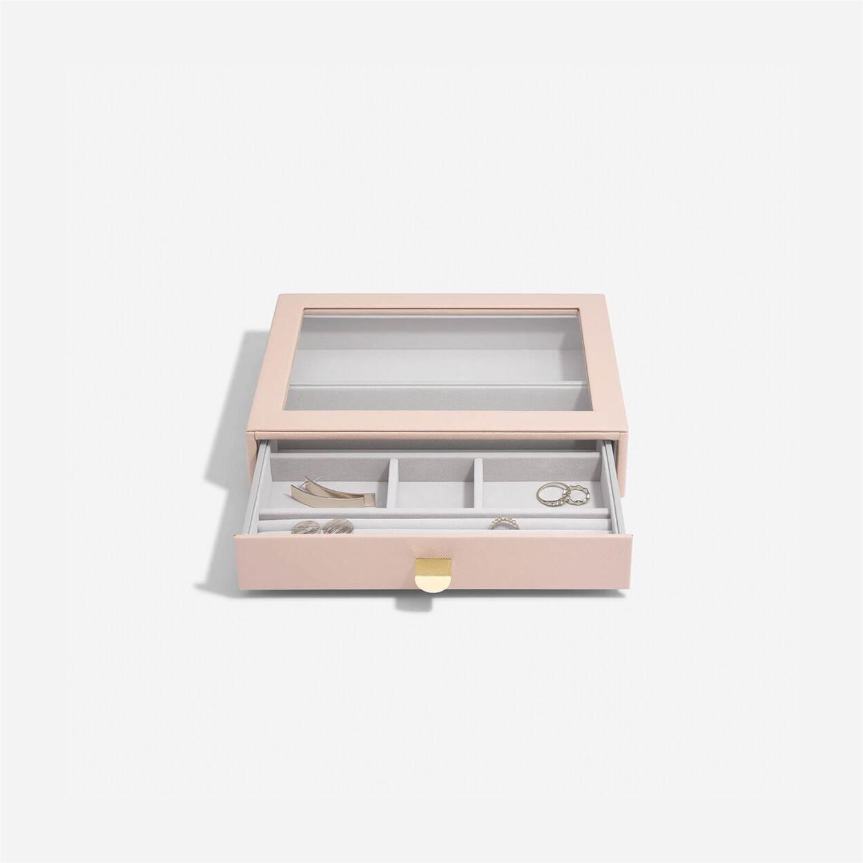 Blush Pink Classic Jewellery Box Display Drawer