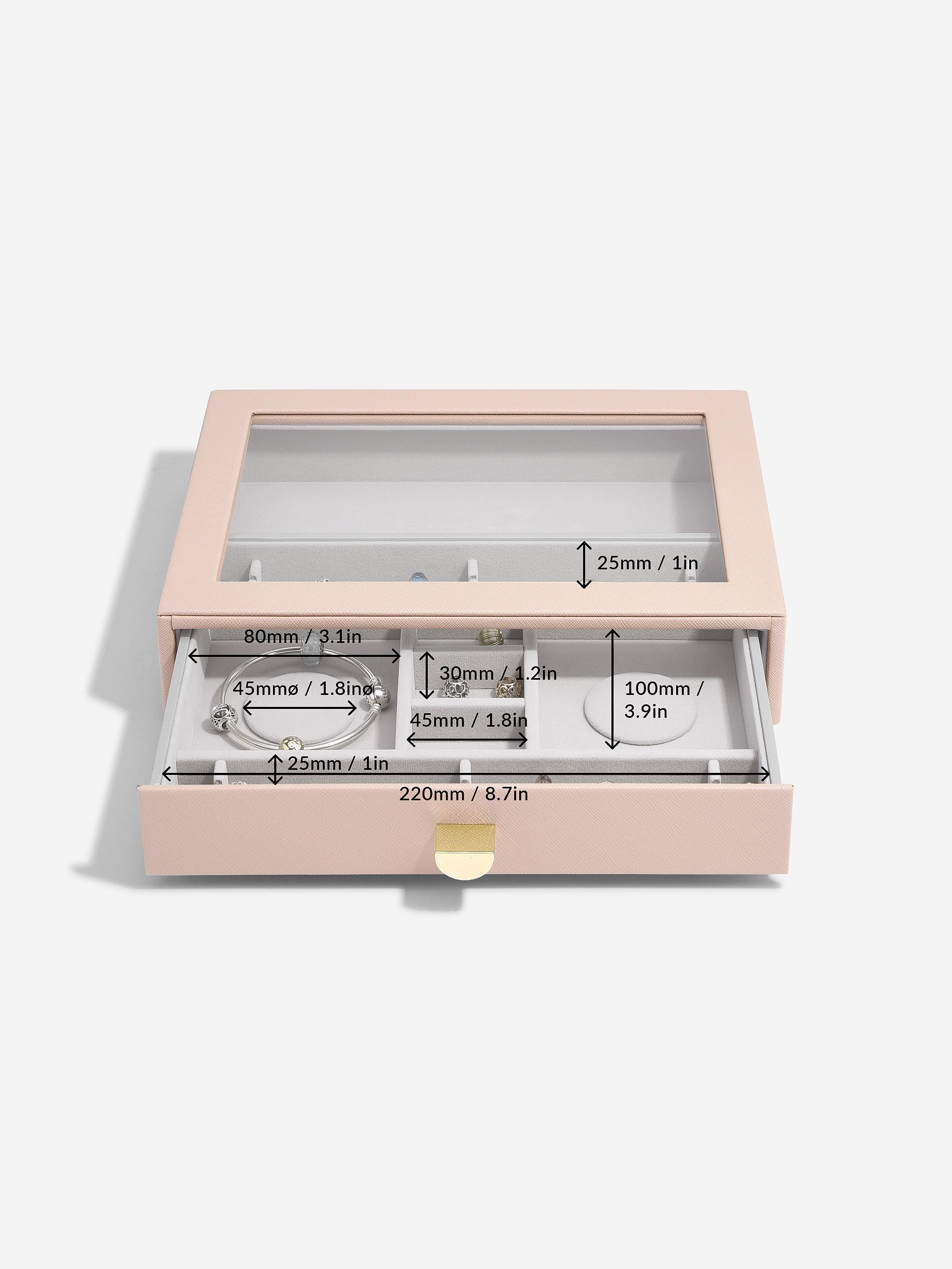 Blush Pink Classic Bracelet Display Drawer
