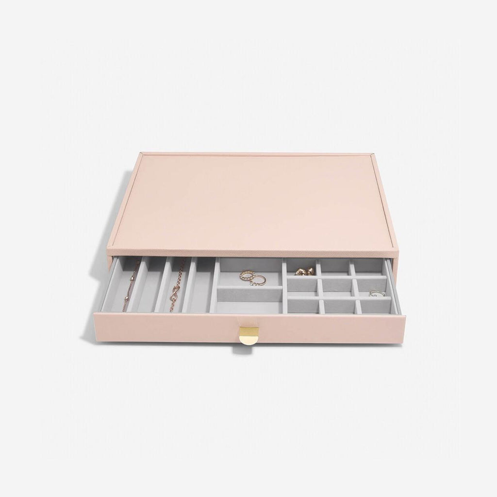 Blush Pink Supersize All In One Jewellery Drawer Layer