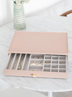 Blush Pink Supersize All In One Jewellery Drawer Layer
