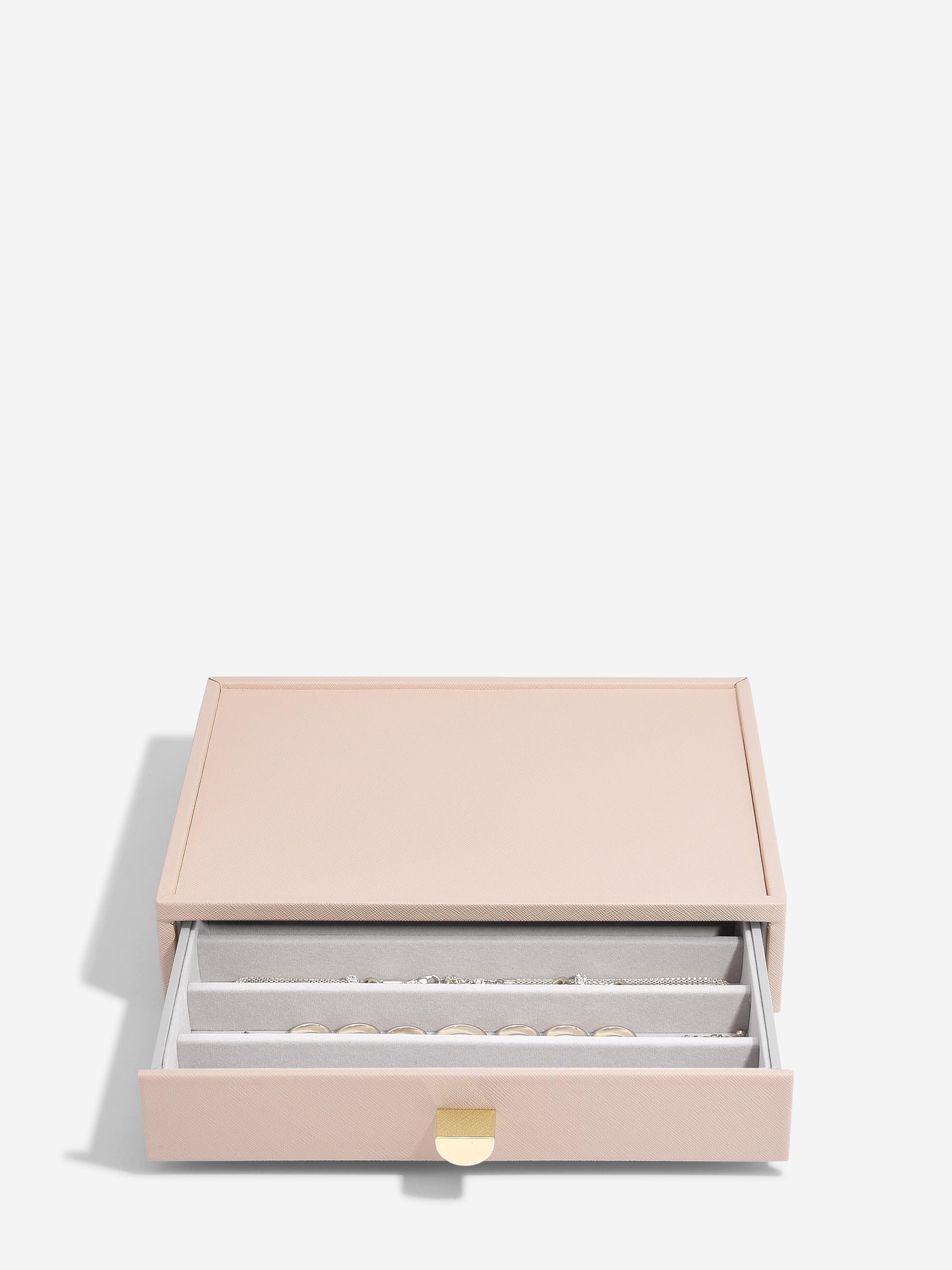 Stackers Blush Classic Necklace Drawer Layer | 5-Section Tangle-Free ...