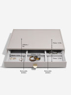 Taupe Supersize 9 Section Drawer Layer