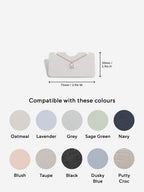 Oatmeal Linen Classic Jewellery Box of 3 bundle - Jewellery Box - Stackers Australia