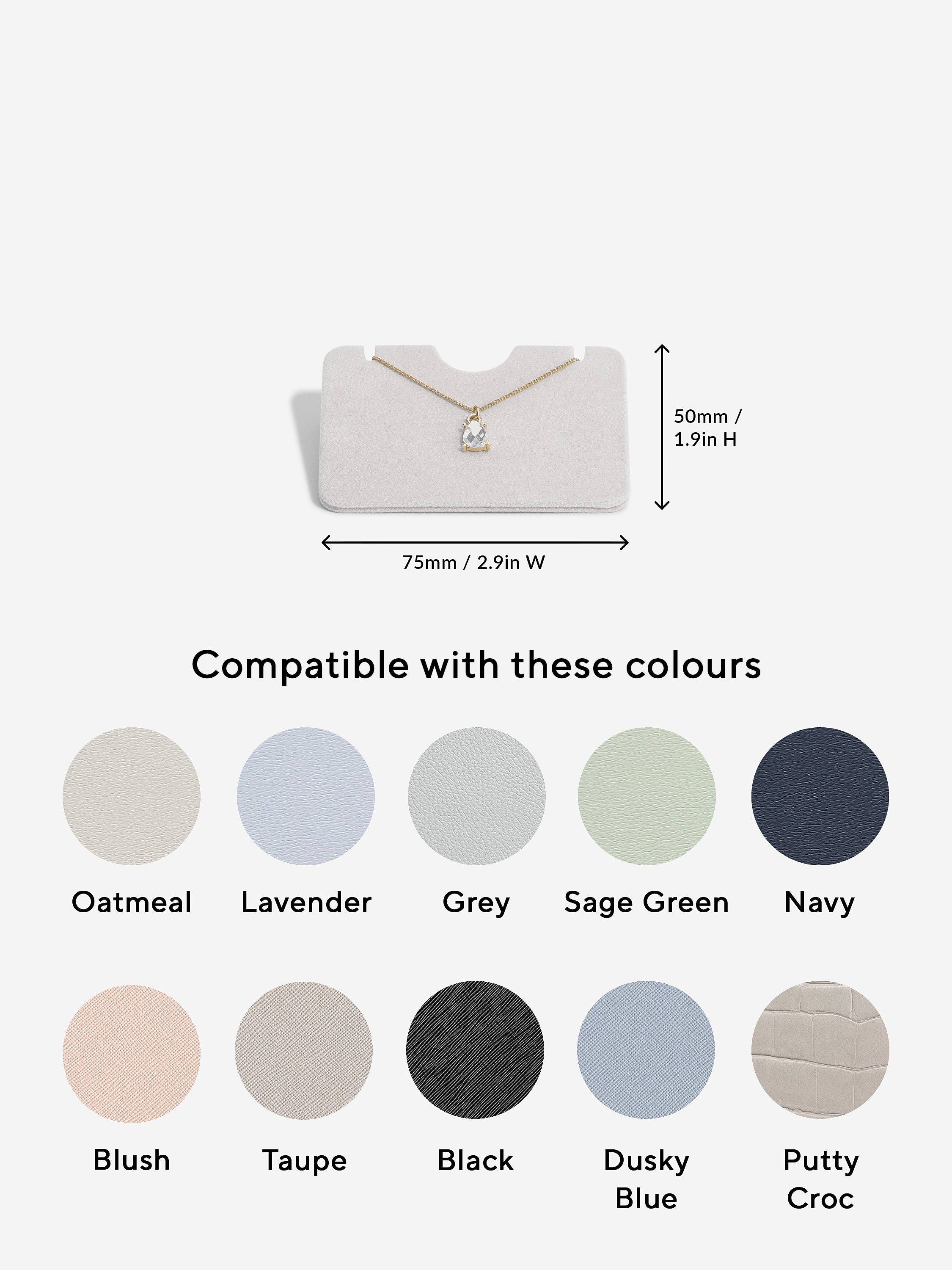 Oatmeal Linen Classic Jewellery Box of 3 bundle - Jewellery Box - Stackers Australia