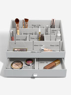 Pebble Grey Supersize Makeup Organiser