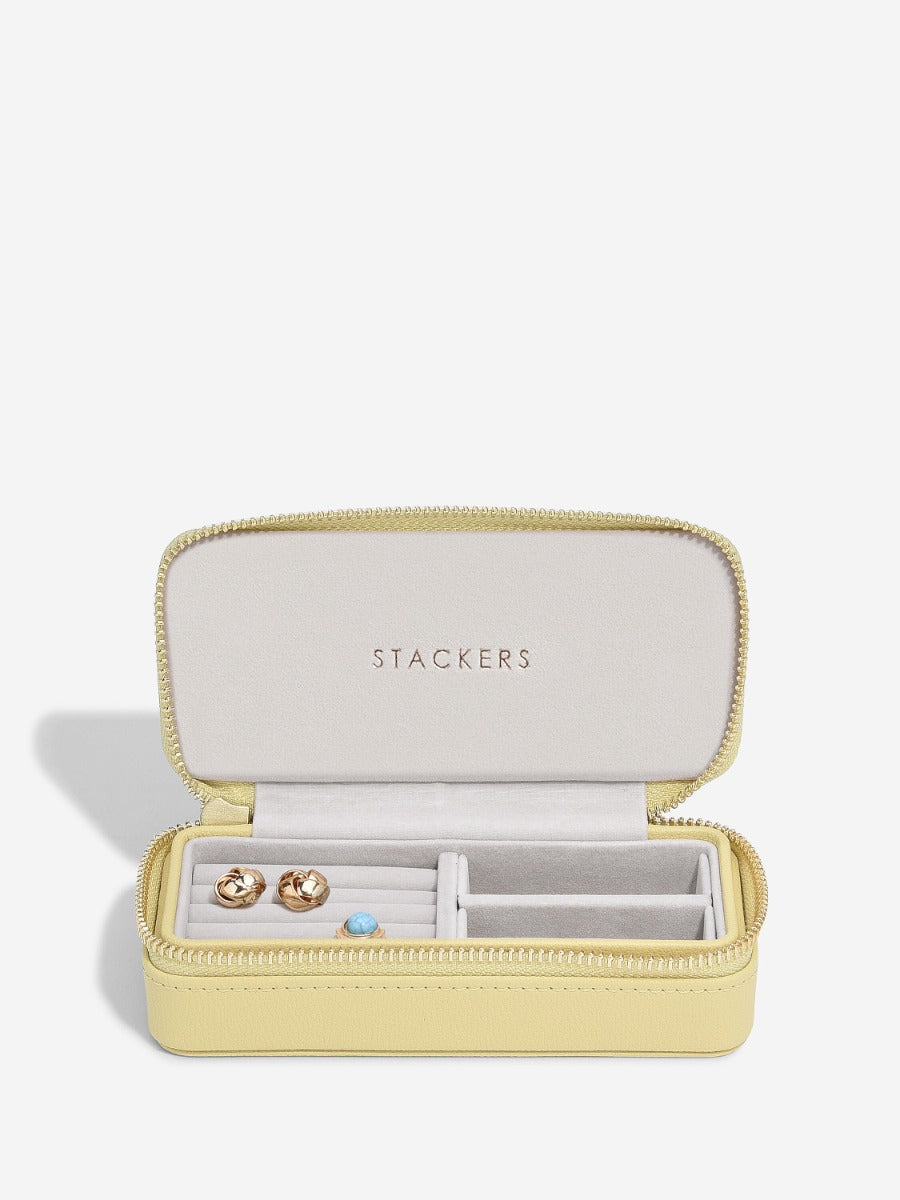 Yellow Medium Travel Jewellery Box Stackers