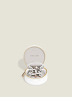 White Oyster Travel Jewellery Box Stackers