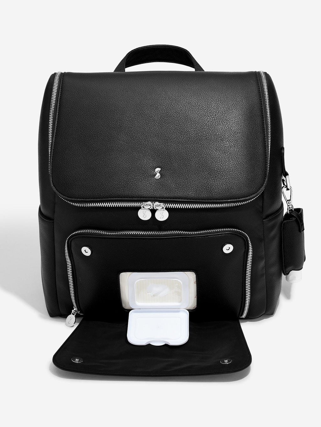 Black Baby Changing Backpack