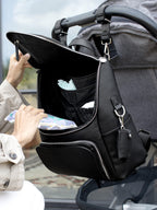 Black Baby Changing Backpack