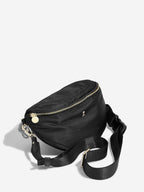 Black Recycled Nylon Bumbag