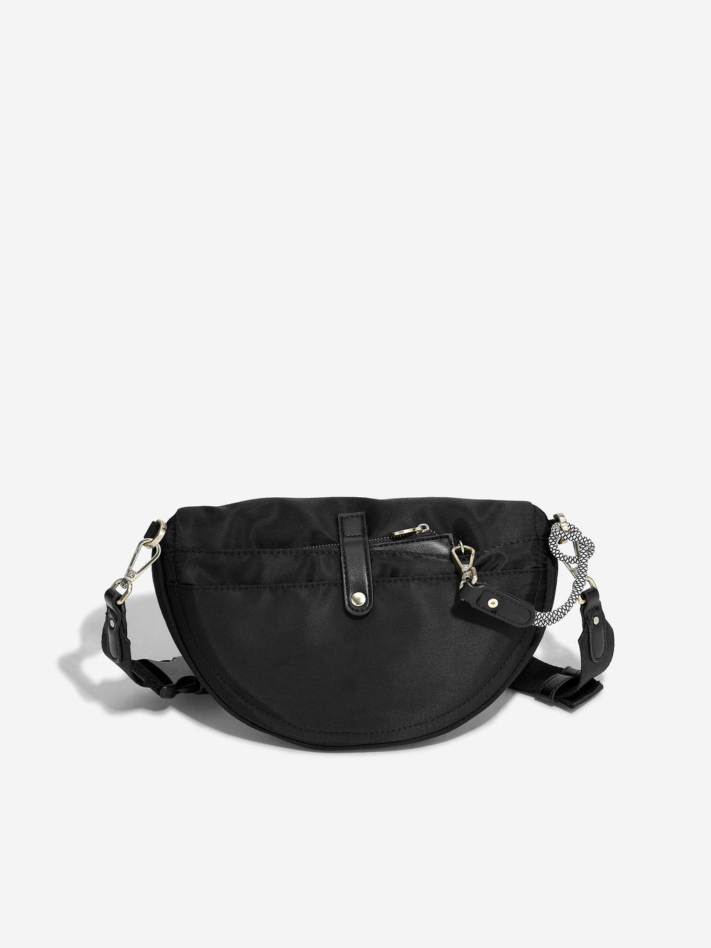 Black Recycled Nylon Bumbag