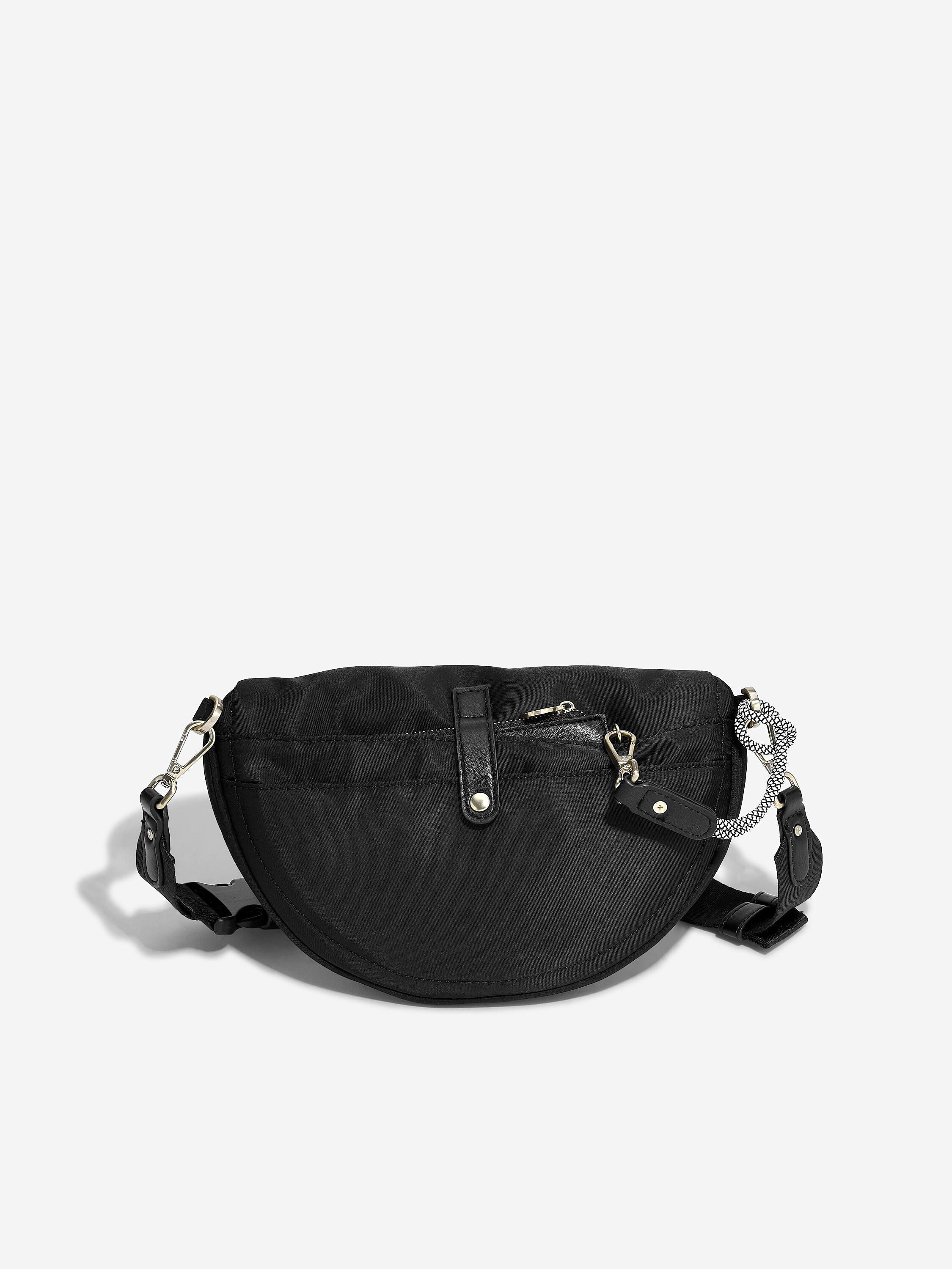 Black Recycled Nylon Bumbag