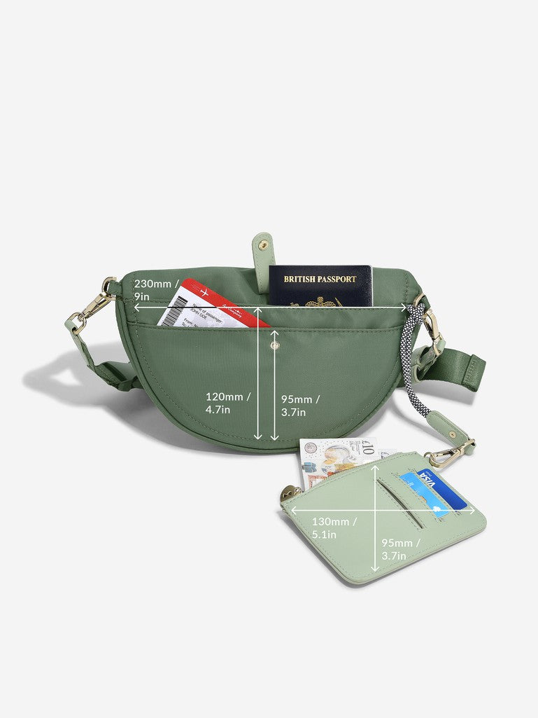 Green Recycled Nylon Bumbag Stackers