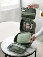 Green Recycled Nylon Washbag Stackers