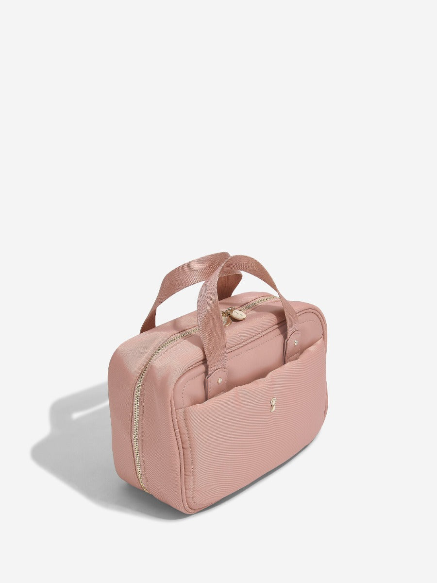 Pink Recycled Nylon Washbag Stackers