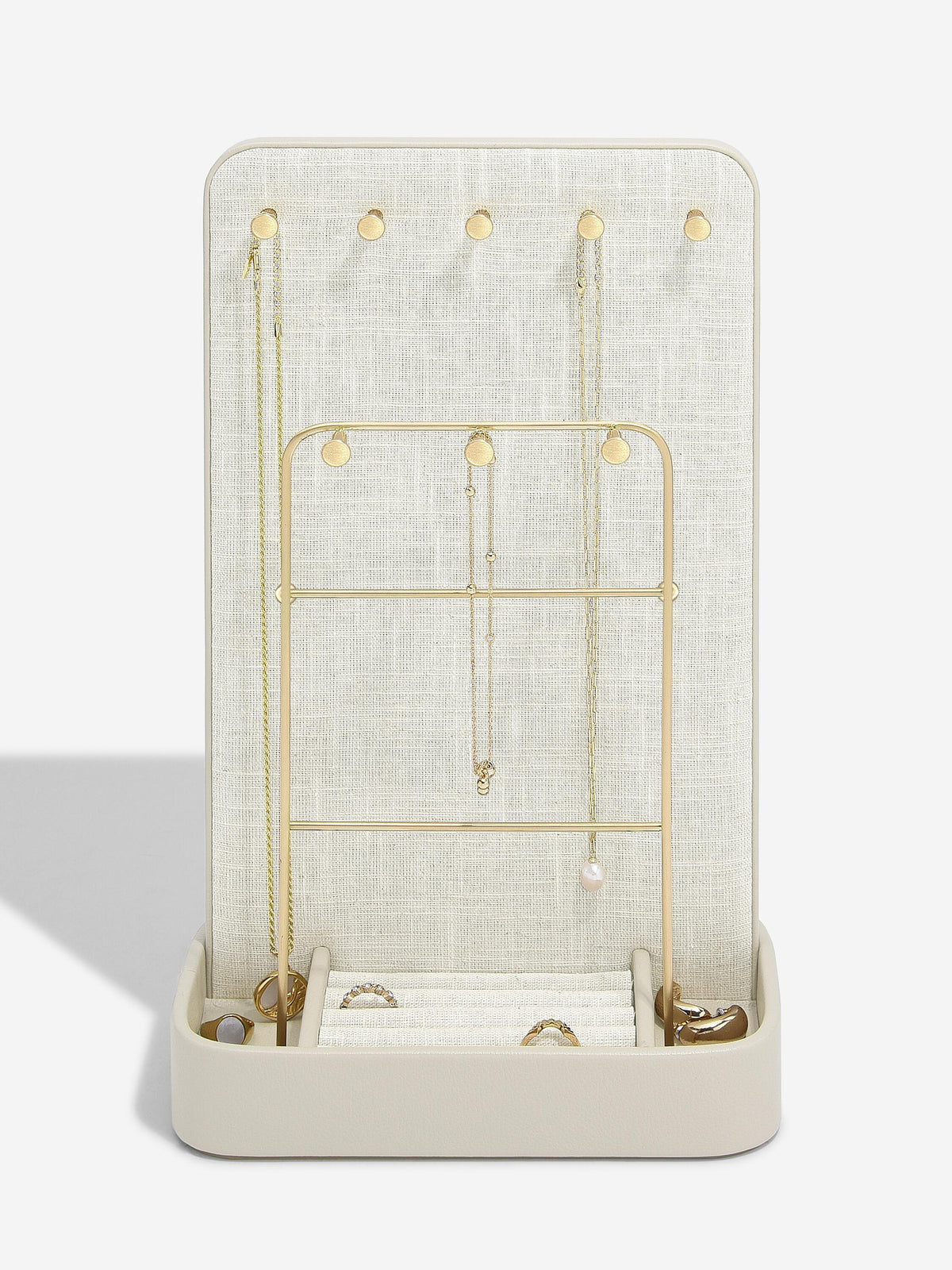 Oatmeal & Linen All-In-One Jewellery Stand - Jewellery Stands - Stackers Australia