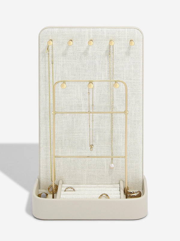 Oatmeal & Linen All-In-One Jewellery Stand - Jewellery Stands - Stackers Australia