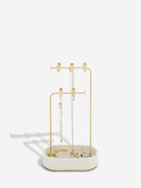 Oatmeal & Linen Multi-Hook Jewellery Stand - Jewellery Stands - Stackers Australia