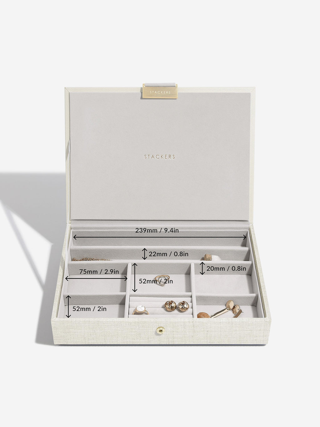 Oatmeal Linen Classic Lid