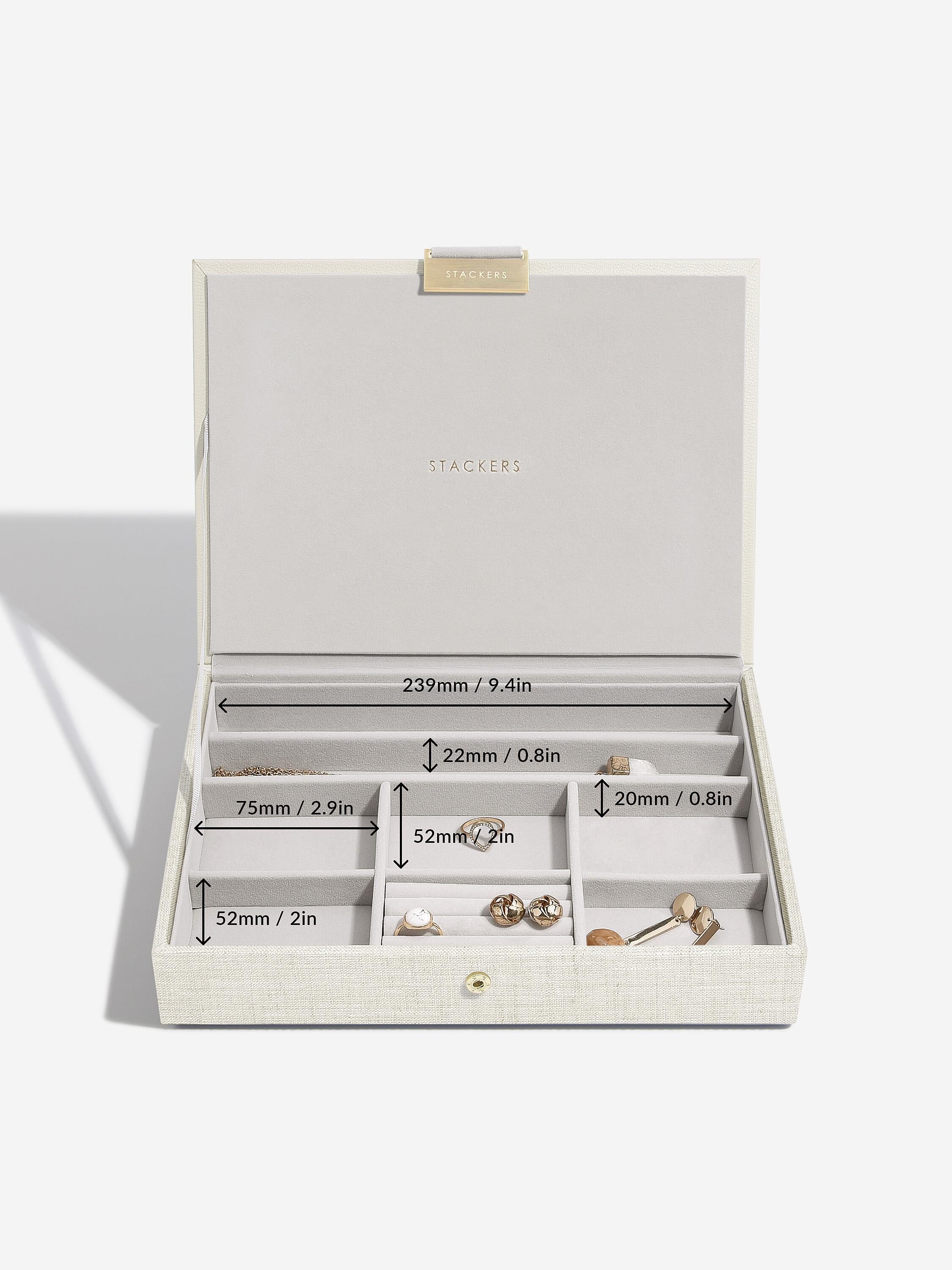 Oatmeal Linen Classic Lid