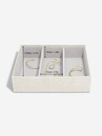 Oatmeal Linen Classic Jewellery Box of 3 bundle - Jewellery Box - Stackers Australia