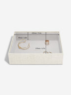 Oatmeal Linen Classic Jewellery Box of 3 bundle - Jewellery Box - Stackers Australia