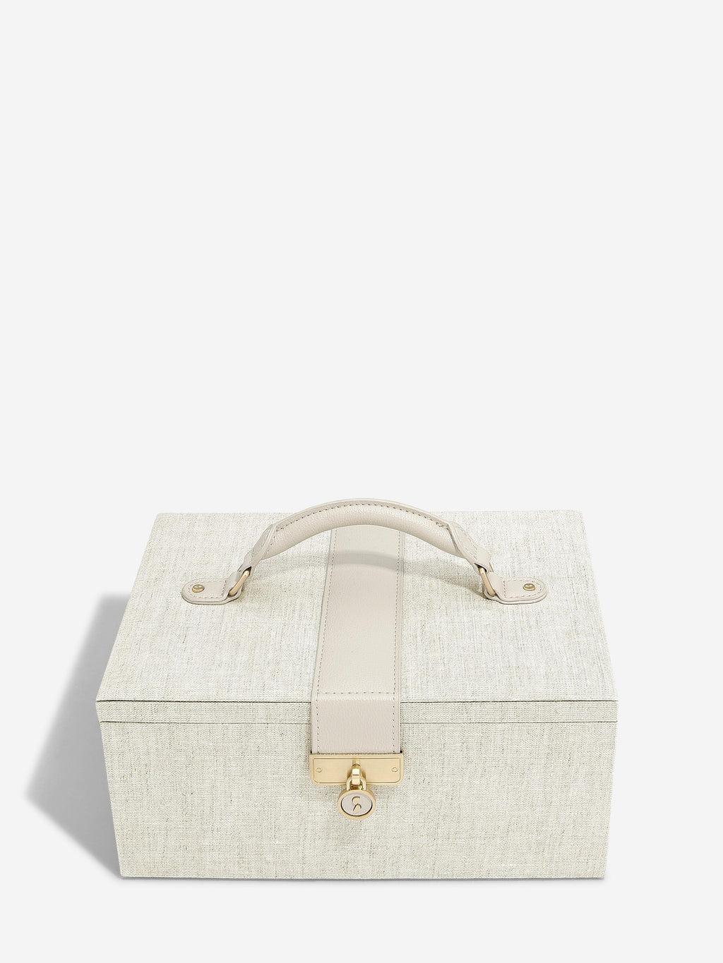 Oatmeal & Linen Luxury Classic Jewellery Box