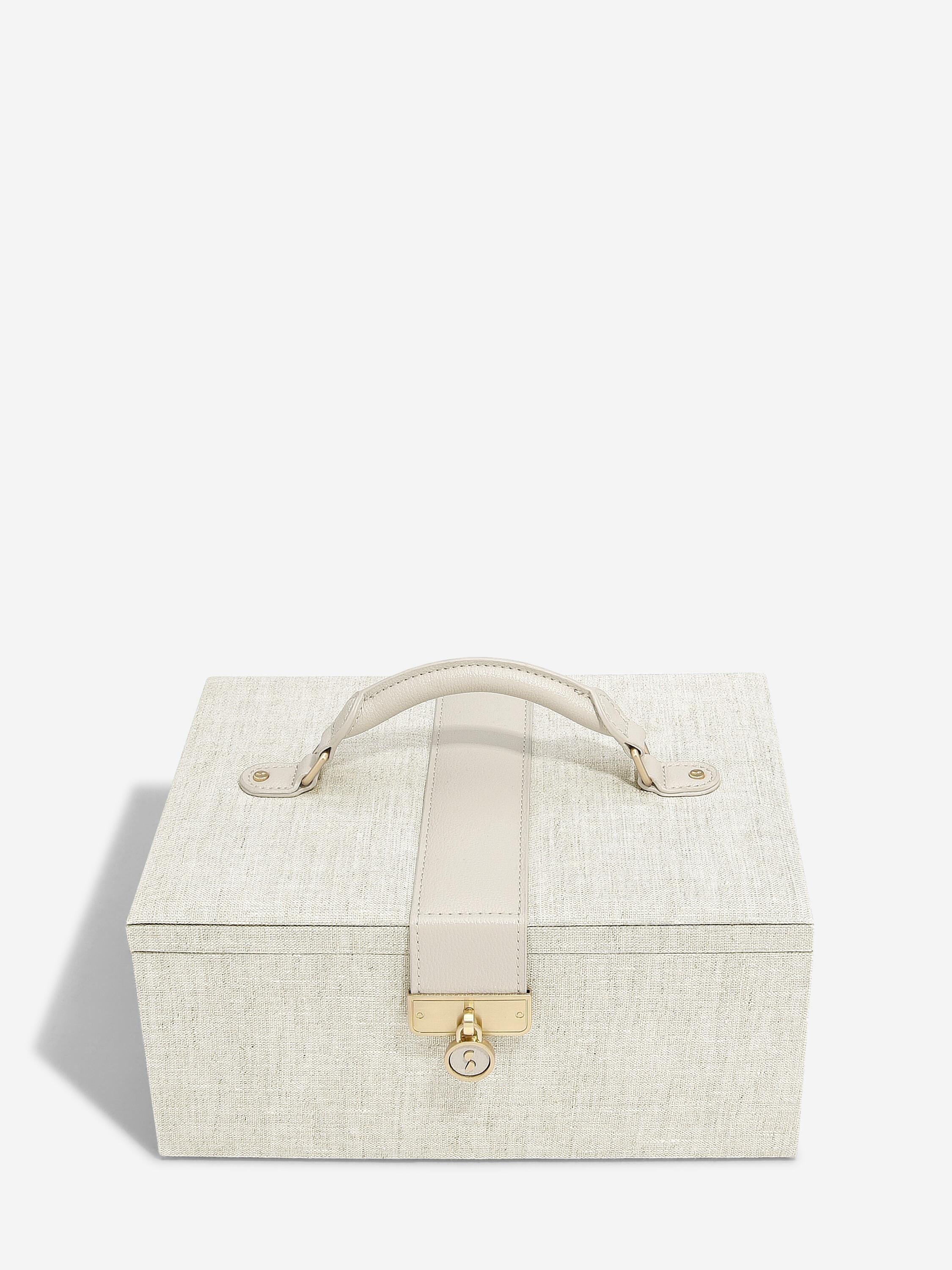 Oatmeal & Linen Luxury Classic Jewellery Box